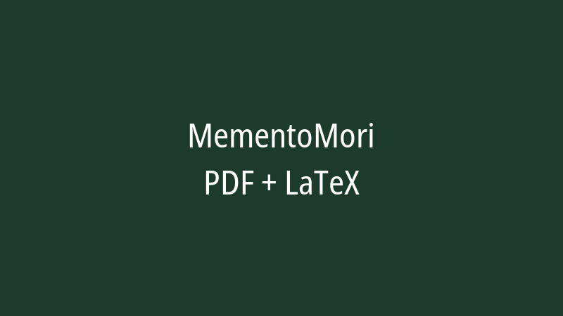 MementoMori