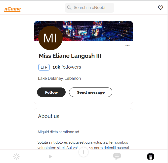 Sistema de mensajería y comunicación en grupos de nGame