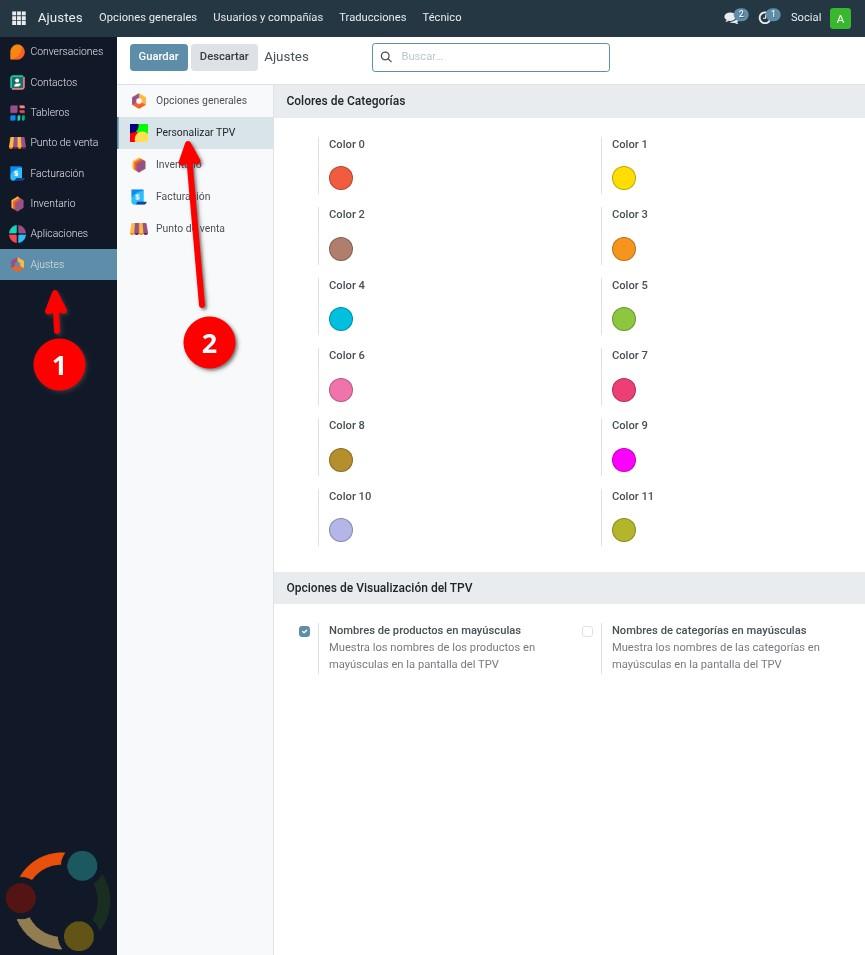 Odoo — Personalización del TPV